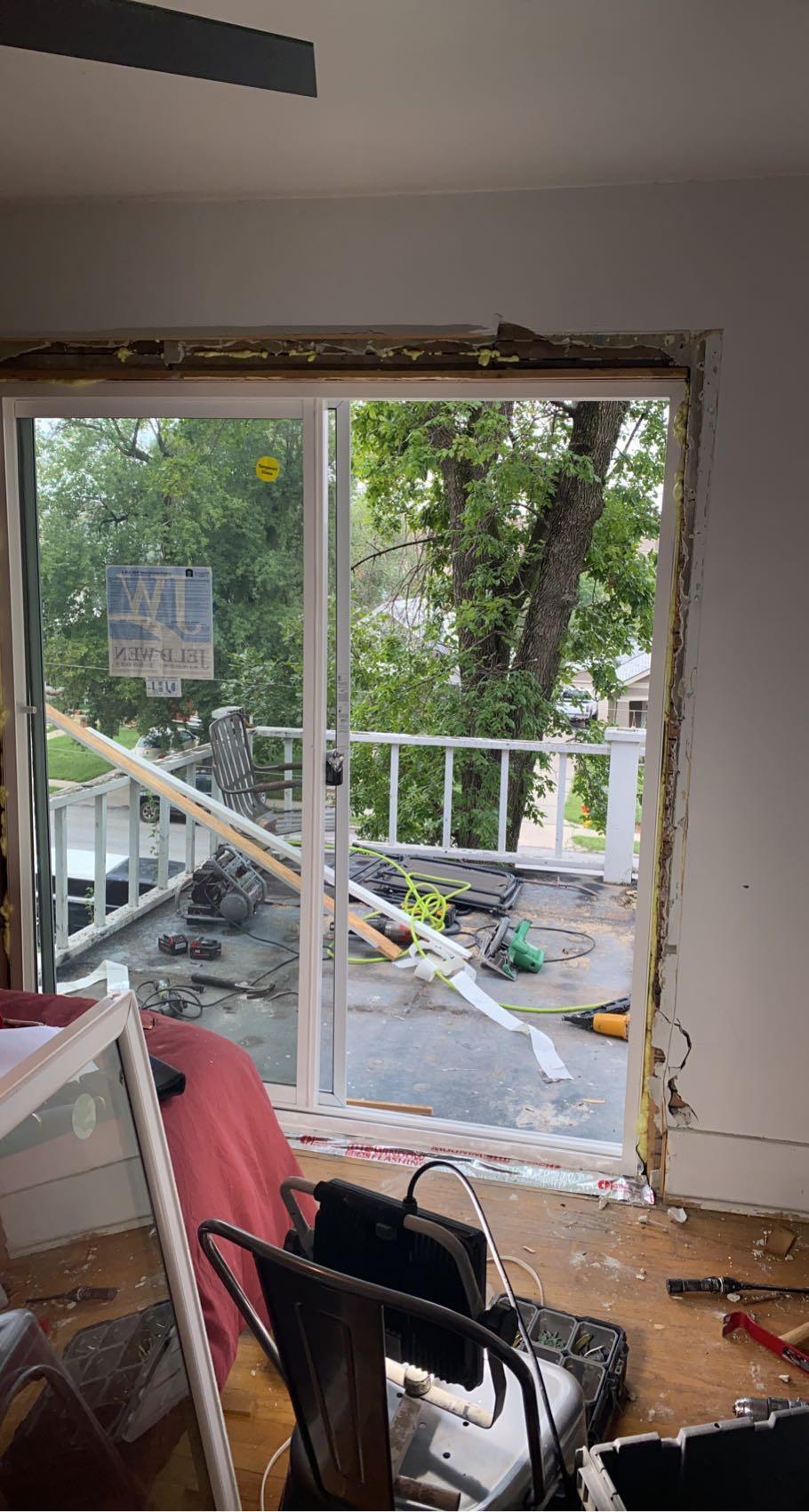 Bedroom balcony door